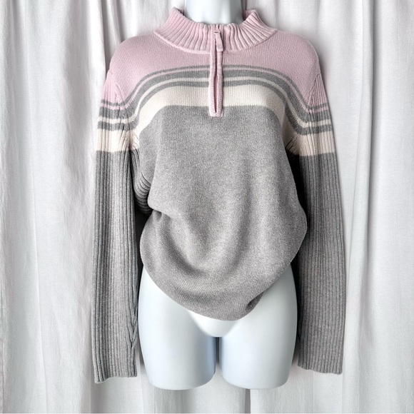 Vintage St. John's Bay Paste Stripe Sweater - Picture 6 of 9